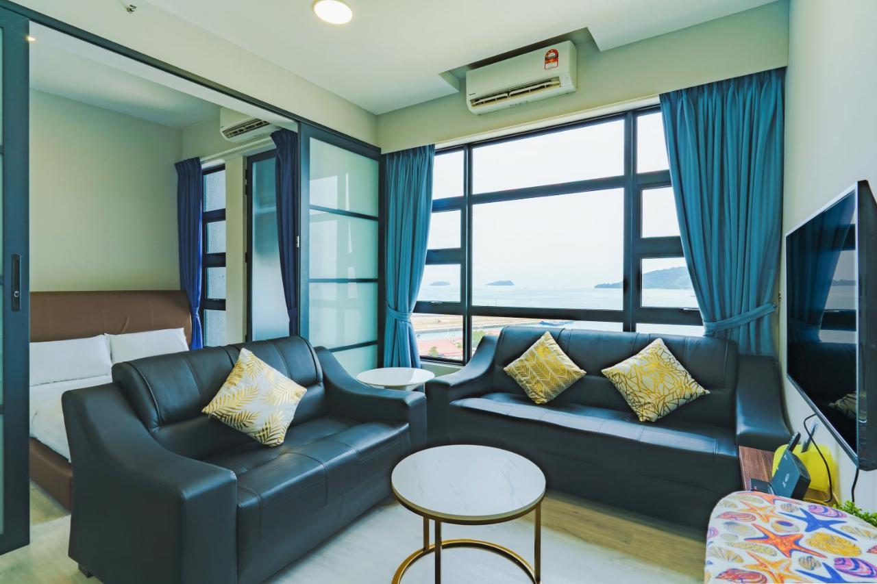 Full Seaview 2R1B Condo For 6Pax In Кота-Кінабалу Екстер'єр фото
