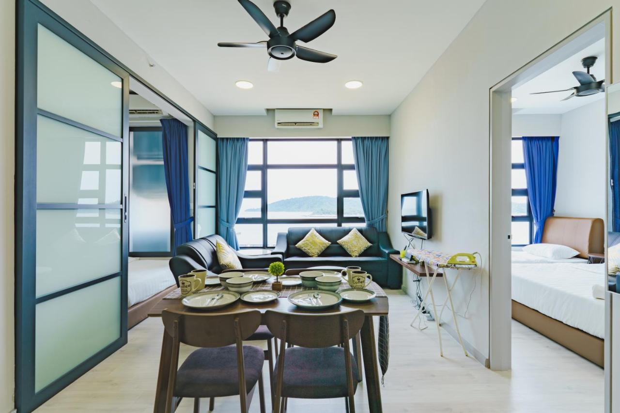 Full Seaview 2R1B Condo For 6Pax In Кота-Кінабалу Екстер'єр фото