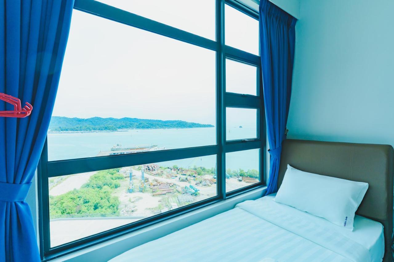 Full Seaview 2R1B Condo For 6Pax In Кота-Кінабалу Екстер'єр фото