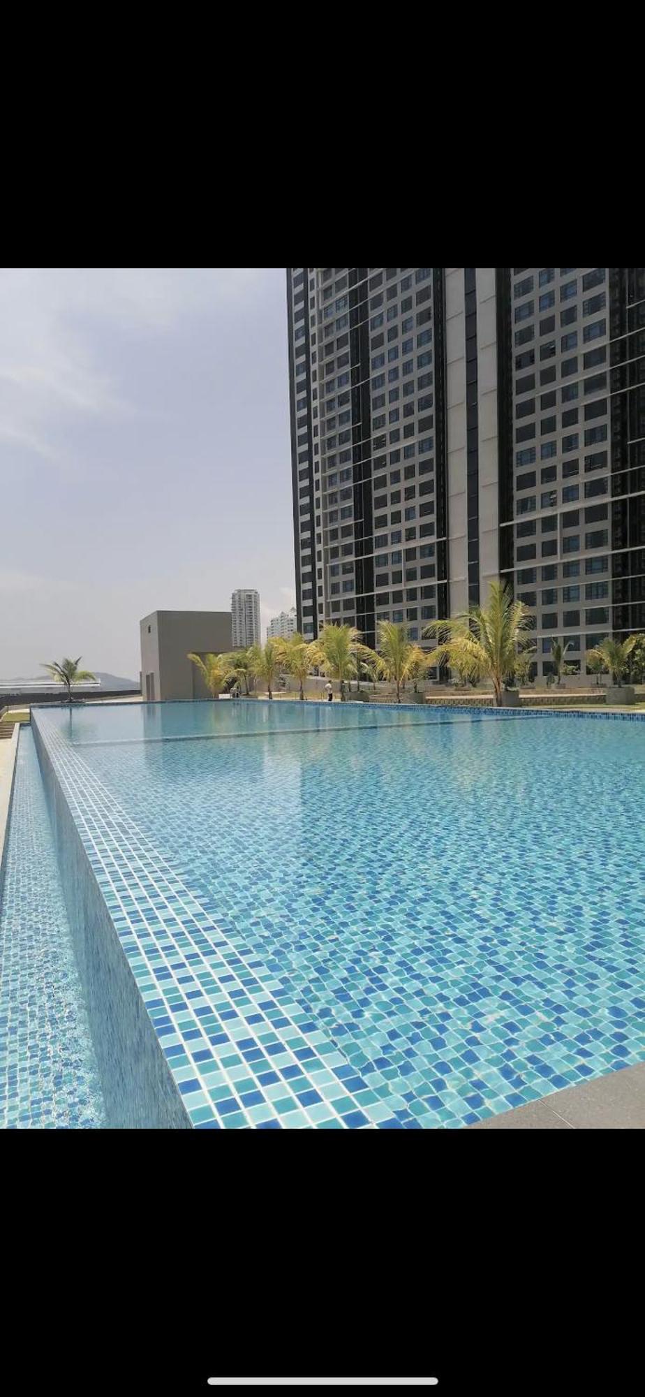 Full Seaview 2R1B Condo For 6Pax In Кота-Кінабалу Екстер'єр фото